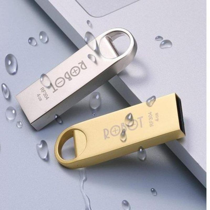 Robot RF304 4GB 4 GIGA Flashdisk FLASH DISK Metal High Speed &amp; Lightweight USB ORIGINAL GARANSI RESMI 1 TH