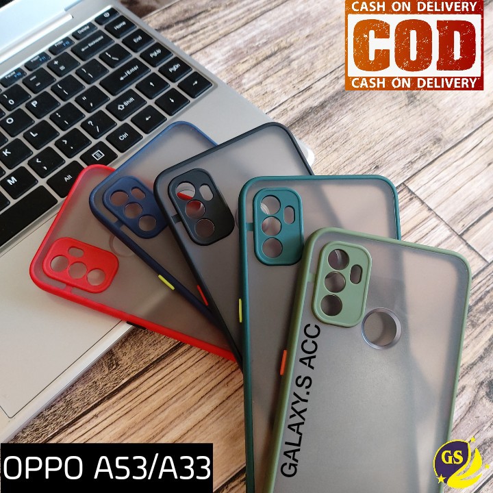 Case Dove Matte Colored Oppo A33 A53 A52 A92 SAMSUNG A21S A01 Core A11
