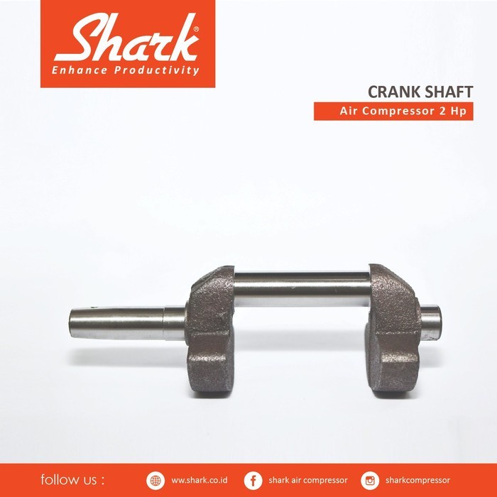CrankShaft Kompresor Angin Shark 2Hp