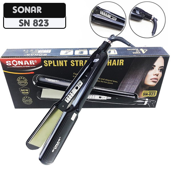 Catokan Sonar SN-823 Splint Straight Hair Catok Plat Lurus Original