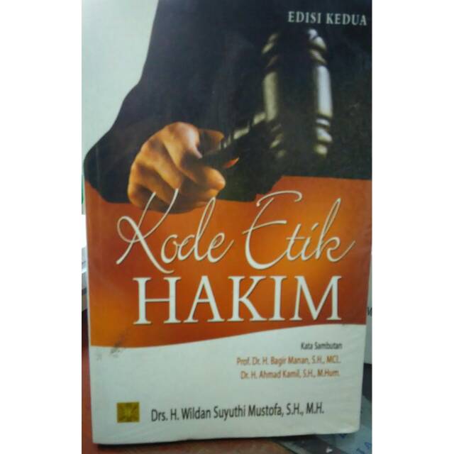 Buku Kode etik hakim wildan suyuthi