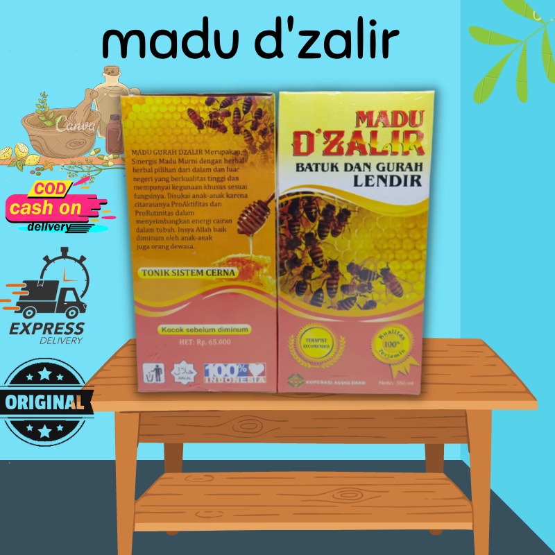 

Madu DZALIR D ZALIR D'ZALIR GURAH LENDIR SESAK NAFAS ASMA 350 ml MADU - MADU DZALIR SPESIALIS BATUK DAN GURAH LENDIR 350ml