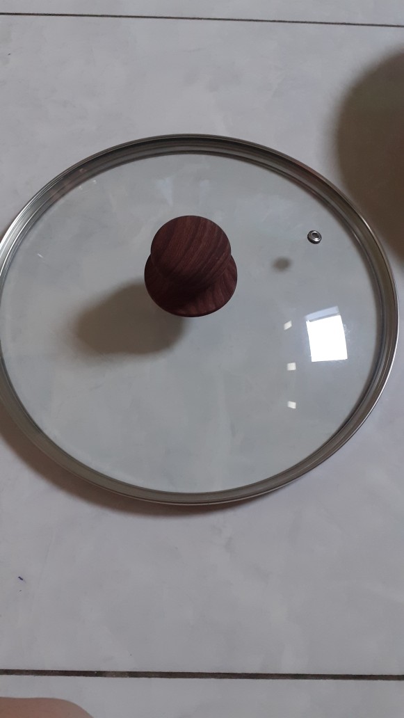 Bolde Super Pan Wok ( Wajan ) 26 Cm + Lid Tutup Kaca, Granite Beige Series