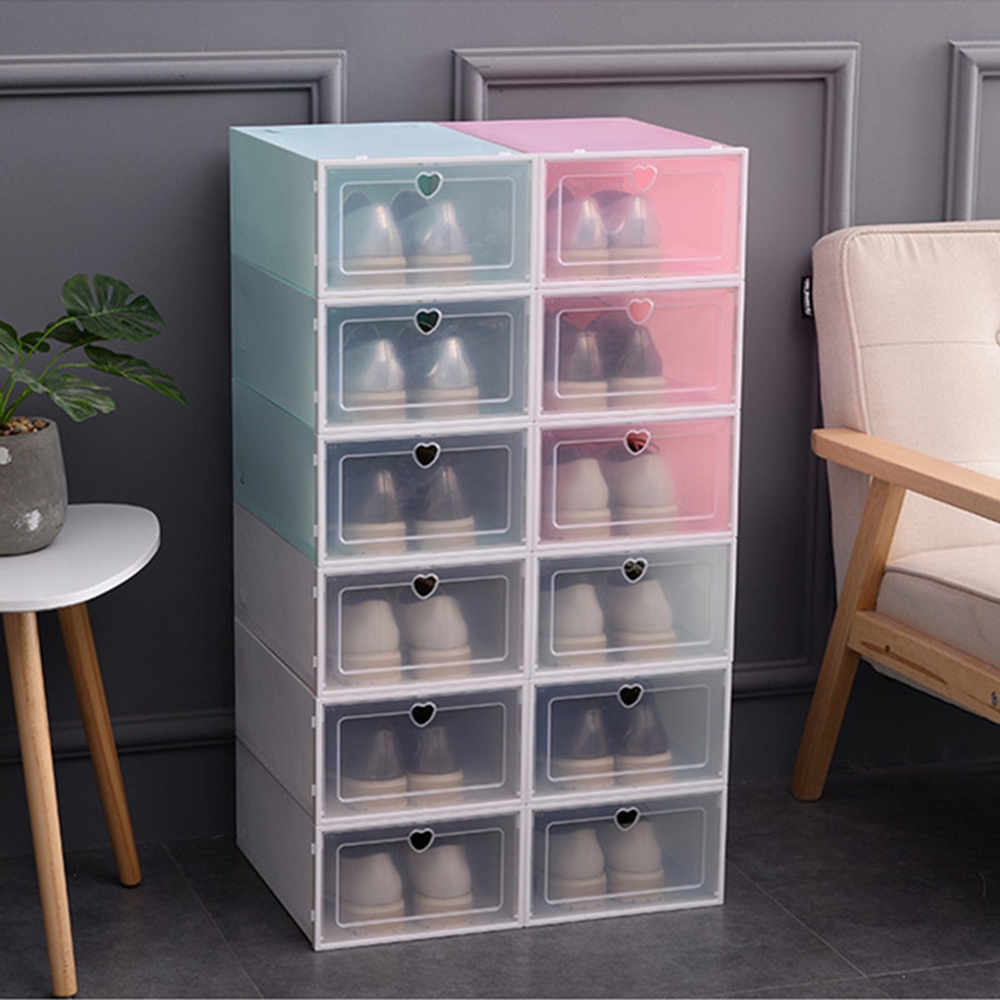 Spot Specials Stackable Shoes Box Foldable Shoes Rack Attachable Storage Box Organizer Casing Shopee Indonesia