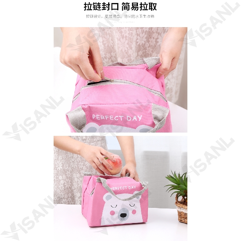 Tas Bekal Karakter/Iconic Insulated Lunch Bag Cooler Kartun Tempat Penyimpanan Bekal Murah