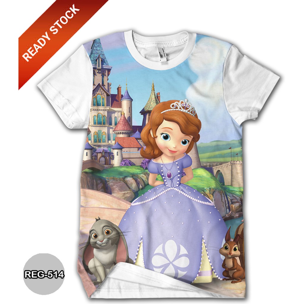 Baju Dewasa Princess Sofia 3D Baju Cewe Serial Kartun #REG-514