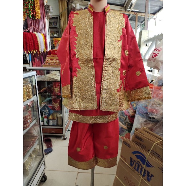 baju adat Padang Roky lelaki TK sd