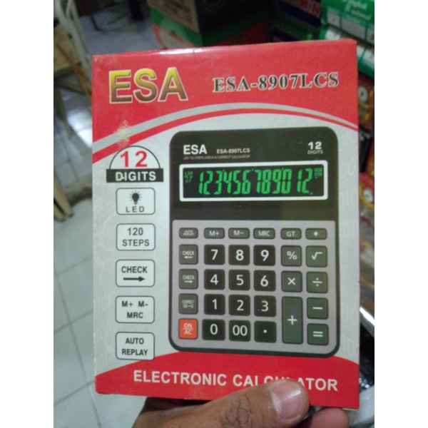 

Kalkulator 12 Digit ESA 8907 LCS