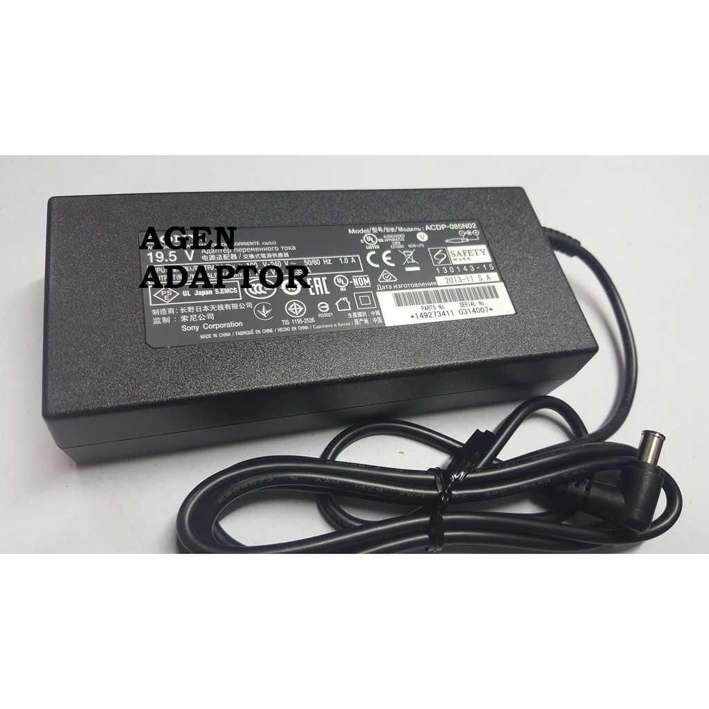 Adaptor Original TV LED SONY BRAVIA ACDP-085N02 19.5V 4.35A Series AC Power Supply