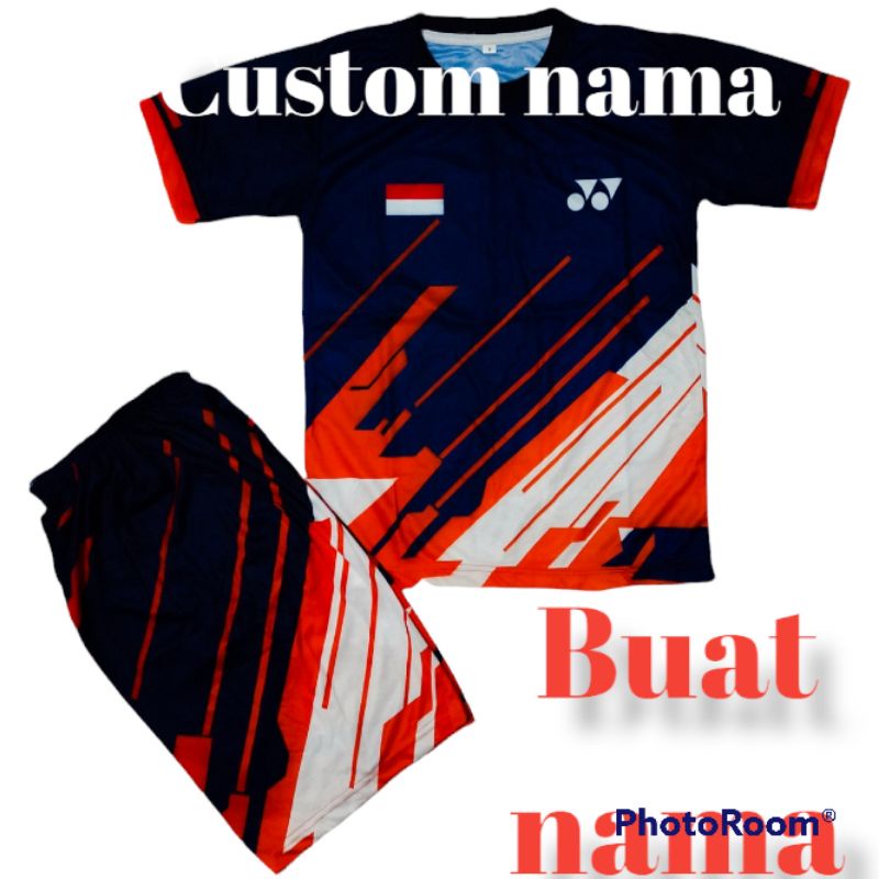 SETELAN BAJU BADMINTON ANAK#JERSEY BULU TANGKIS