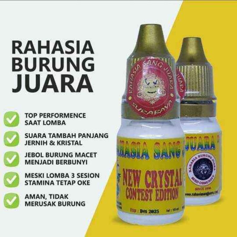 NEW CRYSTAL VITAMIN BURUNG JOSS
