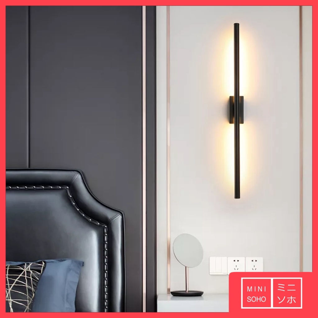 Lampu Dinding Mewah Premium Matchstick 100cm / 118cm Wall Lamp Nordic American Style Rigby Sconce