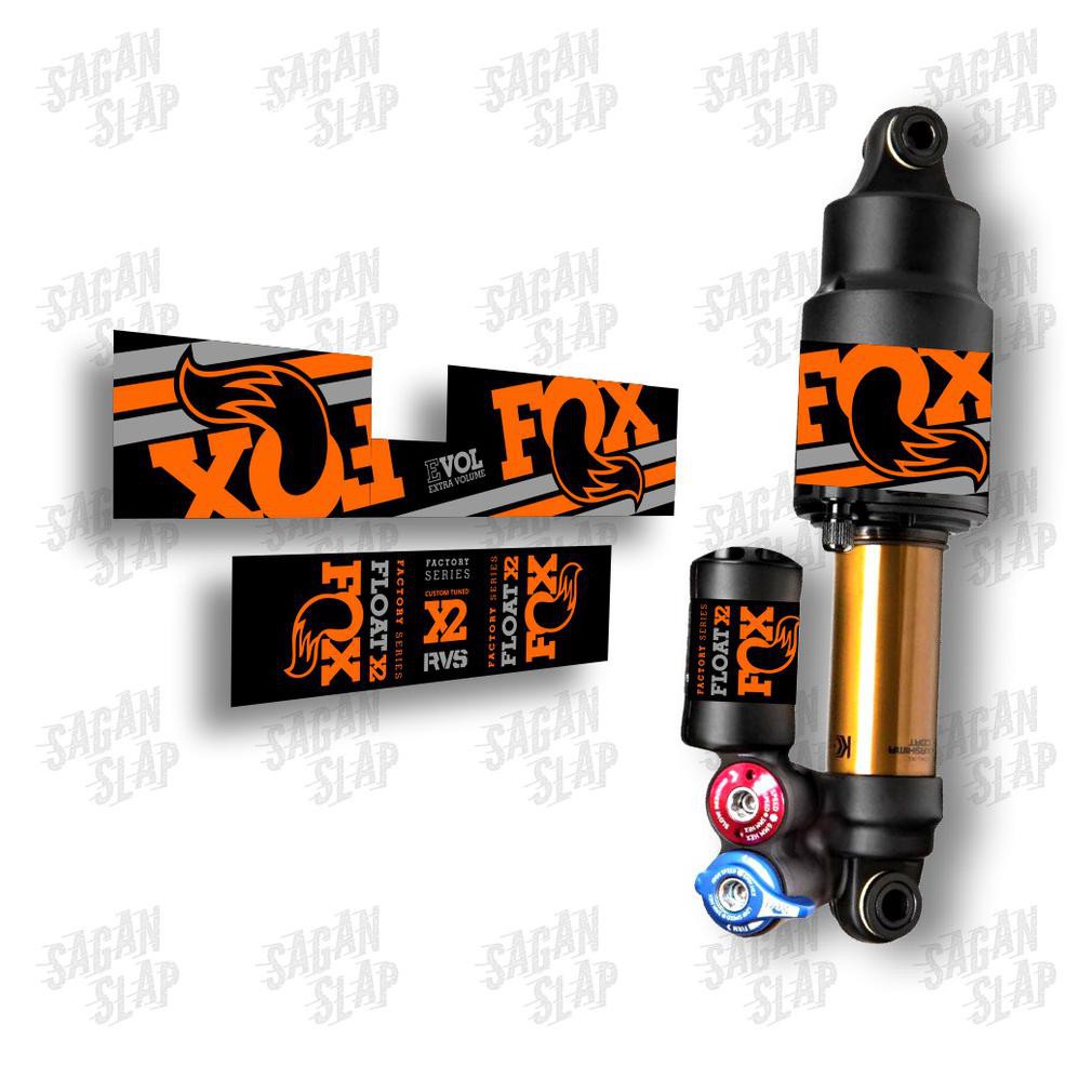 PROMO Stiker Fork Rear Shock FOX Float X2 Sticker Decal 