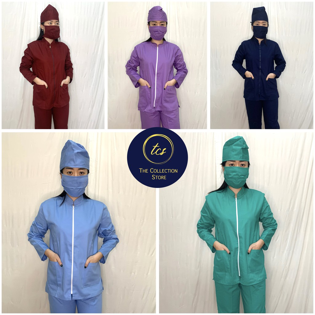 SETELAN BAJU OK / BAJU OKA RESELETING , BAJU JAGA SCRUB , BAJU PERAWAT (UNISEX)