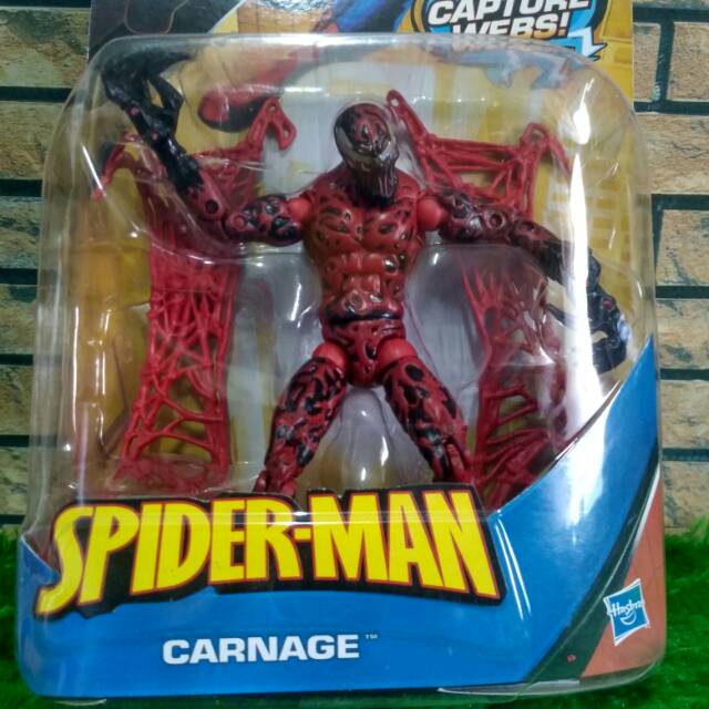Carnage Figure Spiderman Marvel Hasbro Shopee Indonesia - roblox superhero life 2 how to make deadpool how to get