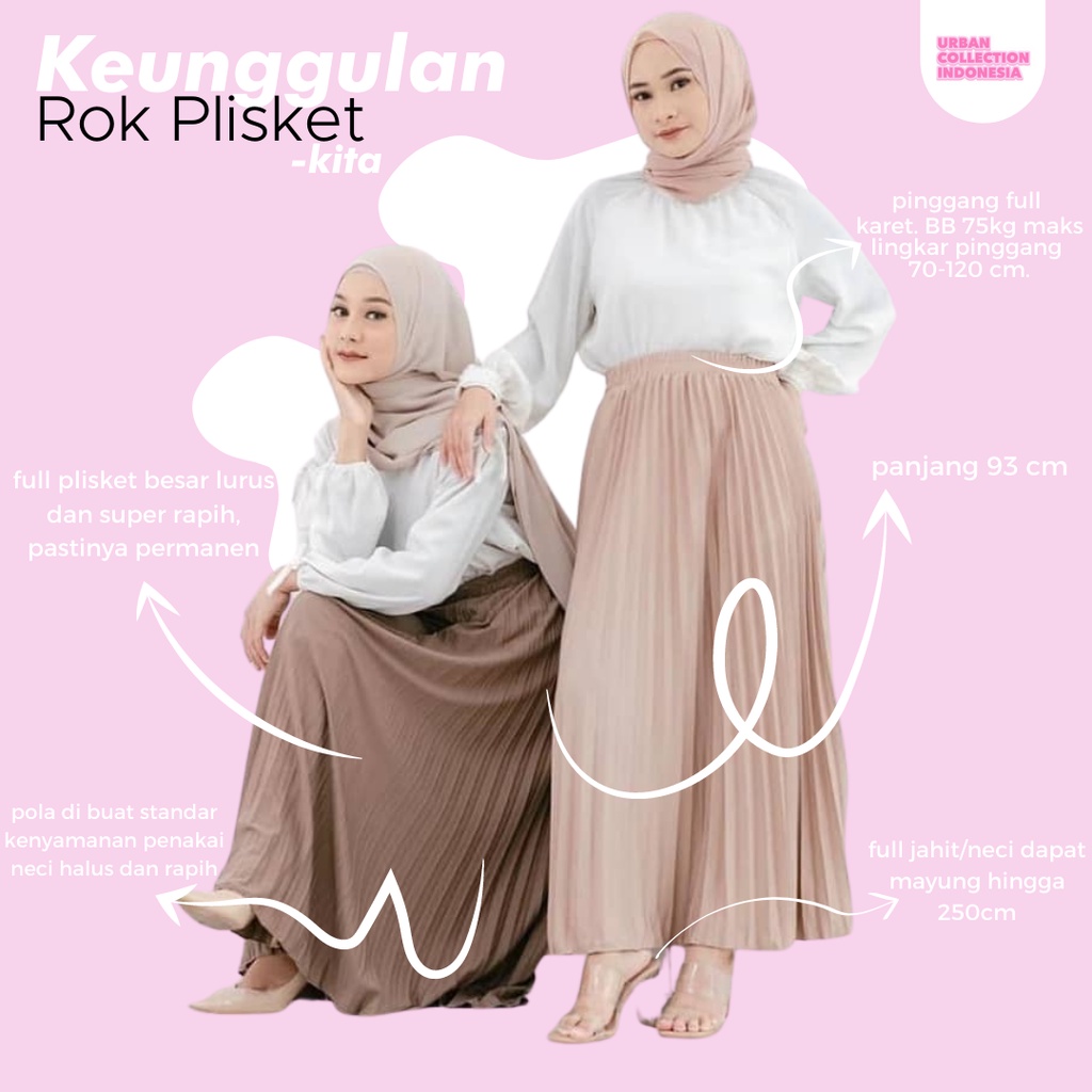 ROK PLISKET MOTIF GLITTER / ROK GLITTER / ROK REMPEL GLITTER / ROK PLISKET MOTIF