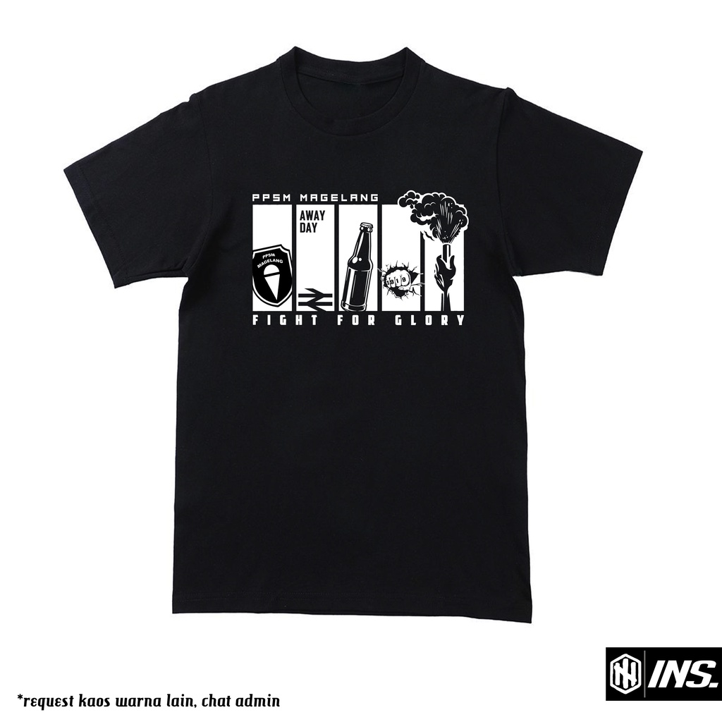 kaos tshirt casual ppsm magelang fans fight for pride