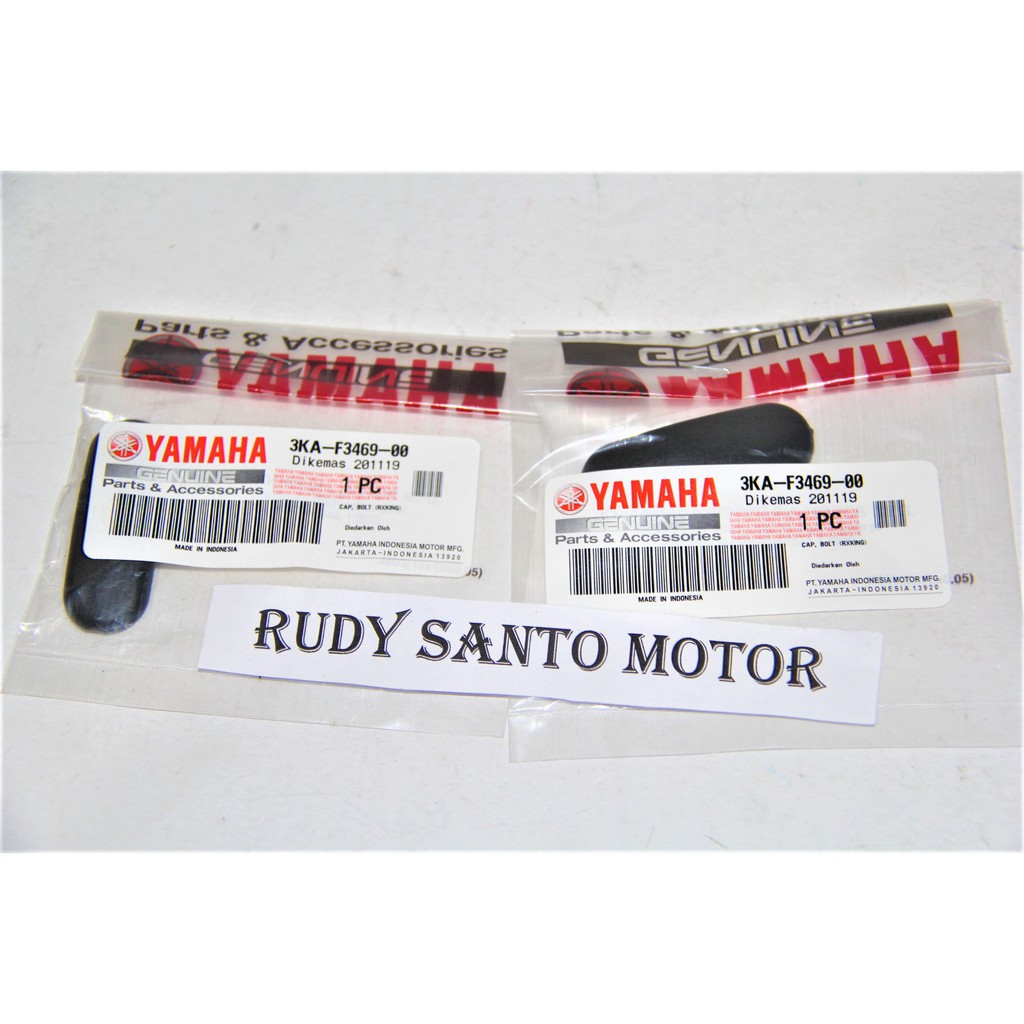 Tutup kleman segitiga stang cap bolt Rxking rx king vixion scorpio 3KA-F3469-00 original 2pcs-4