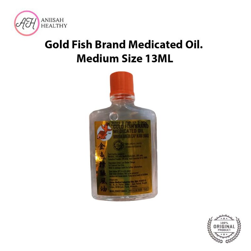 Gold Fish Brand Medicated Oil