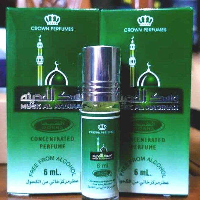 MUSK AL MADINAH Parfum DOBHA Kemasan 6ml Minyak Wangi Roll On Non Alkohol