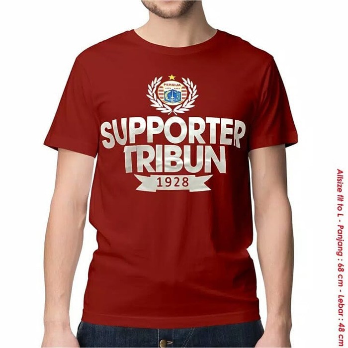 KAOS COMBED 30S BAJU PERSIJA SUPPORTER TRIBUN   THE JAK JAKMANIA JAK ANGEL