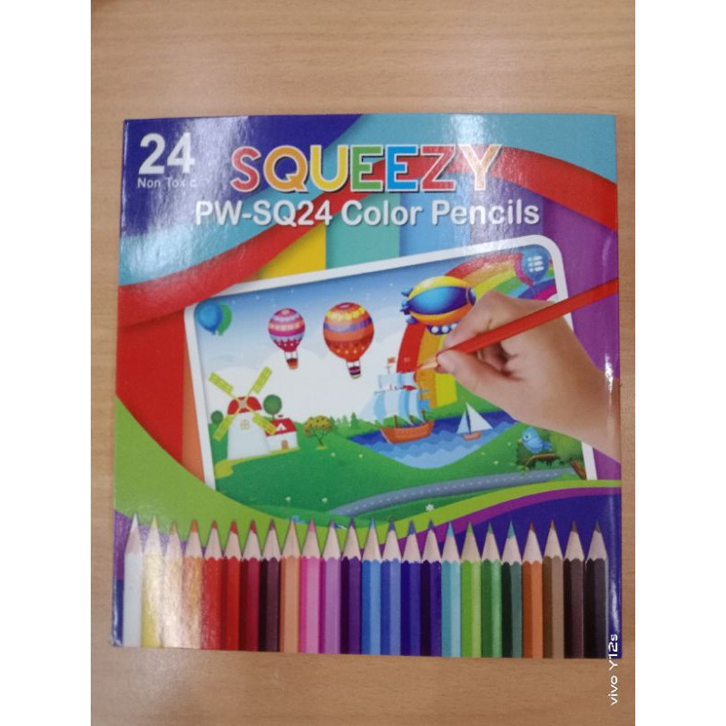 

PENSIL WARNA 24 WARNA SQUEEZY