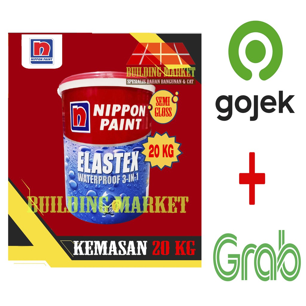 CAT TEMBOK NIPPON ELASTEX WATERPROFING 20 KG