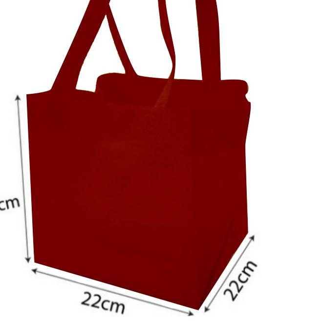 

❆ Tas Spunbond Kotak Ukuran 22cm x 22cm x 25cm ➴