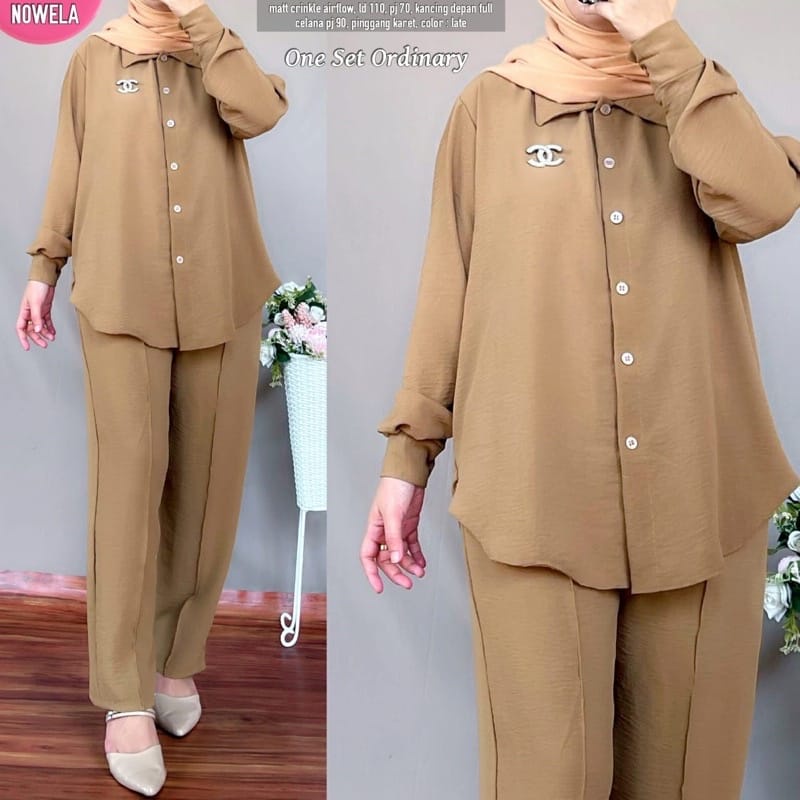 Setcel Crinkle murah / Setcel murah premium / setelan murah / setelan crinkle / setcel busuy-8