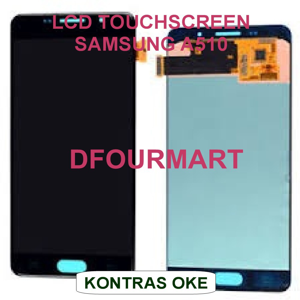 LCD TOUCHSCREEN SAMSUNG A510 A5 2016 KONTRAS ORIGINAL EM