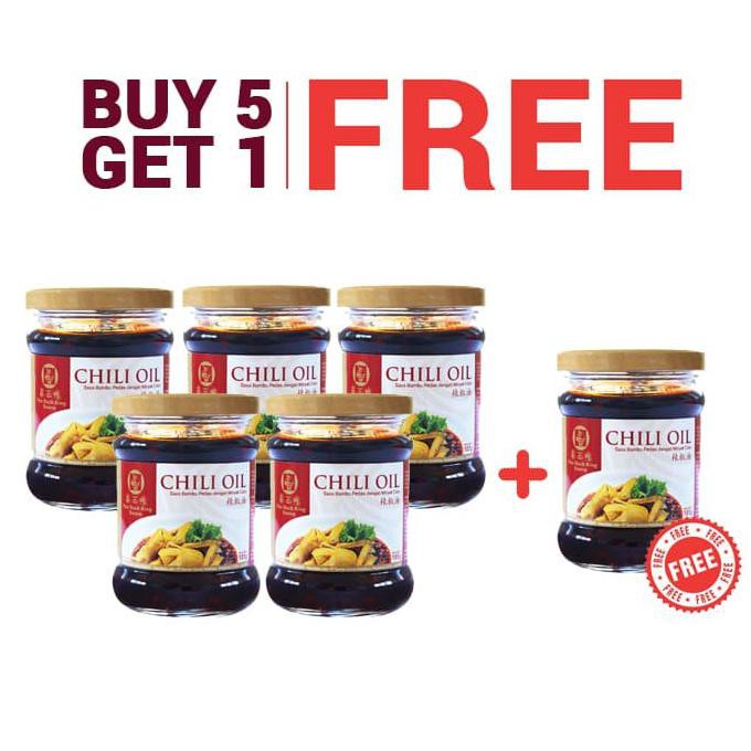 

READY BAYAR DITEMPAT The Duck King Sauce Chili Oil - Buy 5 Get 1 Free BOOM SALE Kode 40