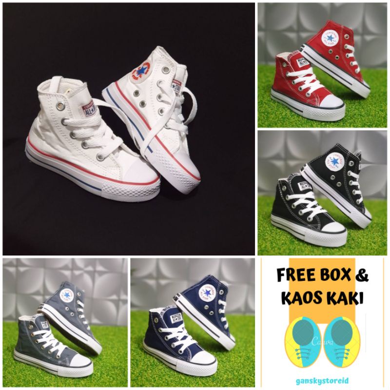 SEPATU CONVERSE ANAK LAKI LAKI PREMIUM HIGH QUALITY SEPATU ANAK CONVERSE ALLSTAR