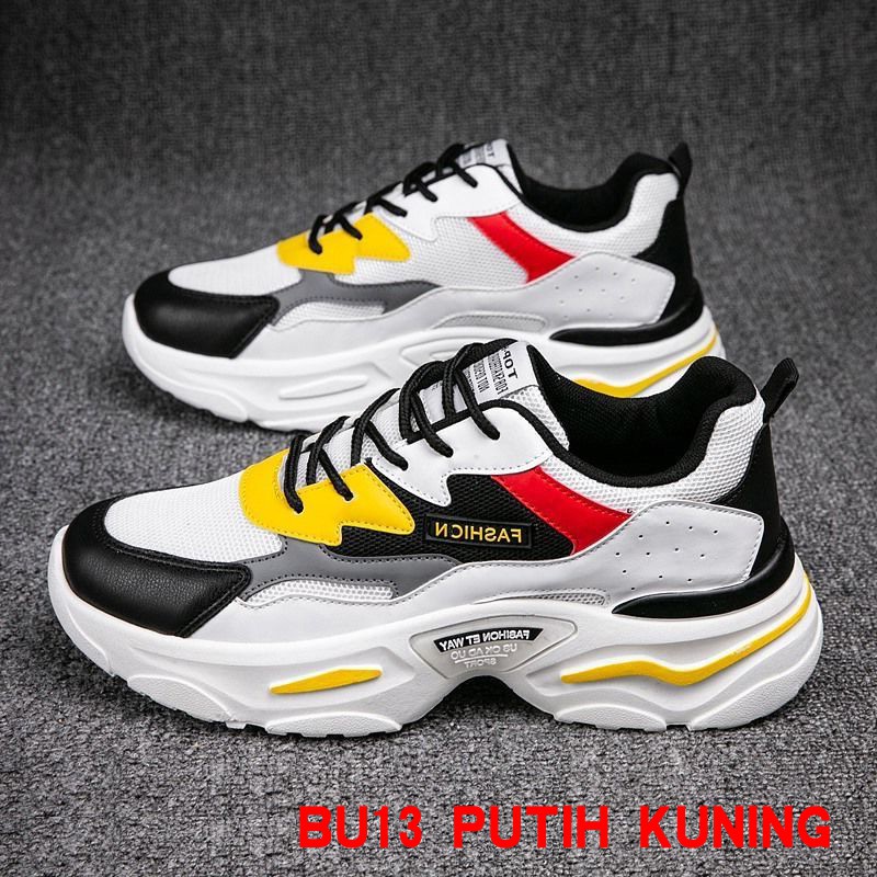 Sepatu Sneakers Cowok Original Versi Korea Baru Dari Tren Sepatu Pria Olahraga Kasual Trendy Modis