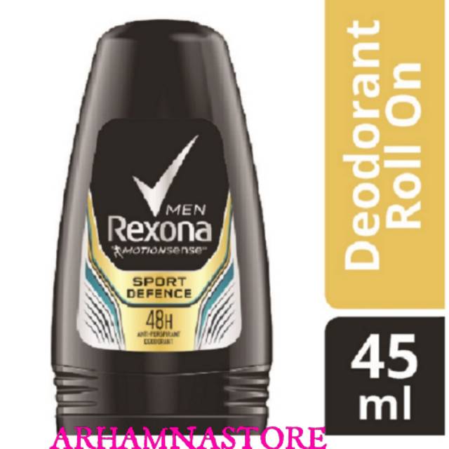 REXONA Deodorant Men Roll On Sport Defence/Active White/Ice Cool 45ml