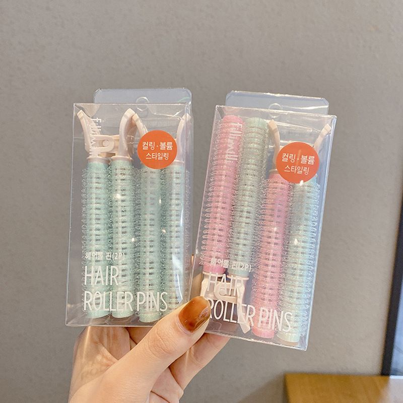 HAIR ROLLER PINS MEMBUAT RAMBUT BERVOLUME / ROLL RAMBUT VOLUME KOREA / KOREAN HAIR VOLUME ROLLERS / ROLL PONI JEPIT / PREMIUM HAIR ROLL VELCRO / JEPIT PONI KOREA 1 SET ISI 2 PCS