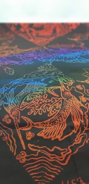 Batik Cap Kontemporer Motif Ikan Marlin Shopee Indonesia