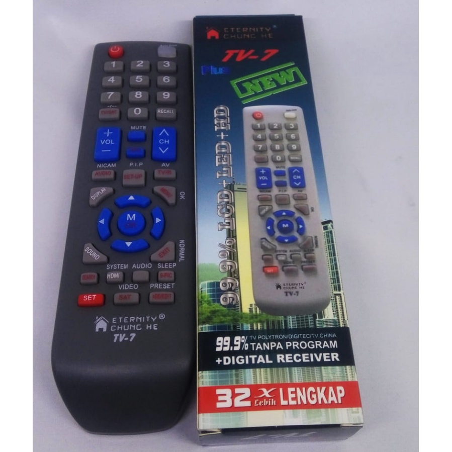 Remot tv lcd led semua merek ada buku panduan setting nya