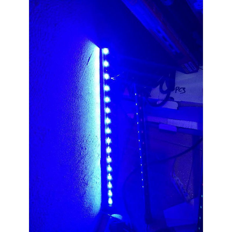 LAMPU LED AQUARIUM 3W / 6W / 9W / 15w BIRU / PINK / RGB 3 WARNA