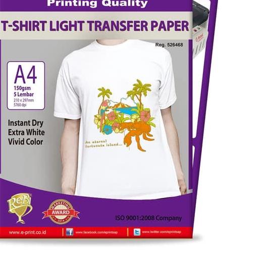 

◊ Transfer Paper / T-shirt Transfer Paper A4 ✵