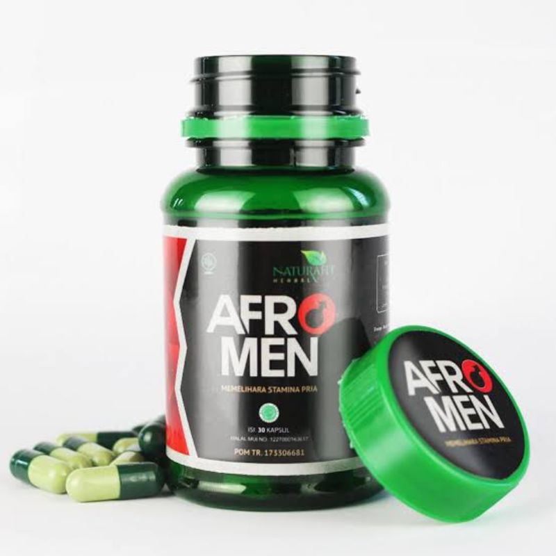 AFROMEN OBAT HERBAL PENAMBAH STAMINA PRIA ASLI