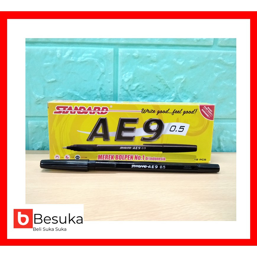 

BALLPOINT STANDART AE-9 0.5 MM (BLACK & BLUE)