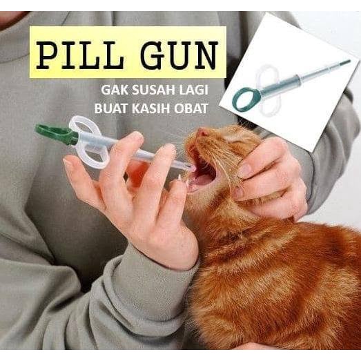 FEEDING KIT - Pelontar Pil Alat Bantu Minum Obat Susu Anjing Kucing Kelinci