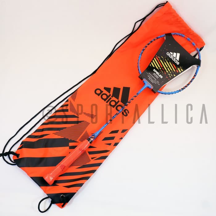 SUPER PROMO Raket Badminton Adidas Spieler P09.1 / P 09.1 Shock Cyan ORIGINAL