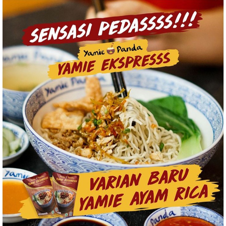 

Yamie Panda Ekspress Rica- Rica / Yamie Instant / Mie Frozen Pedas