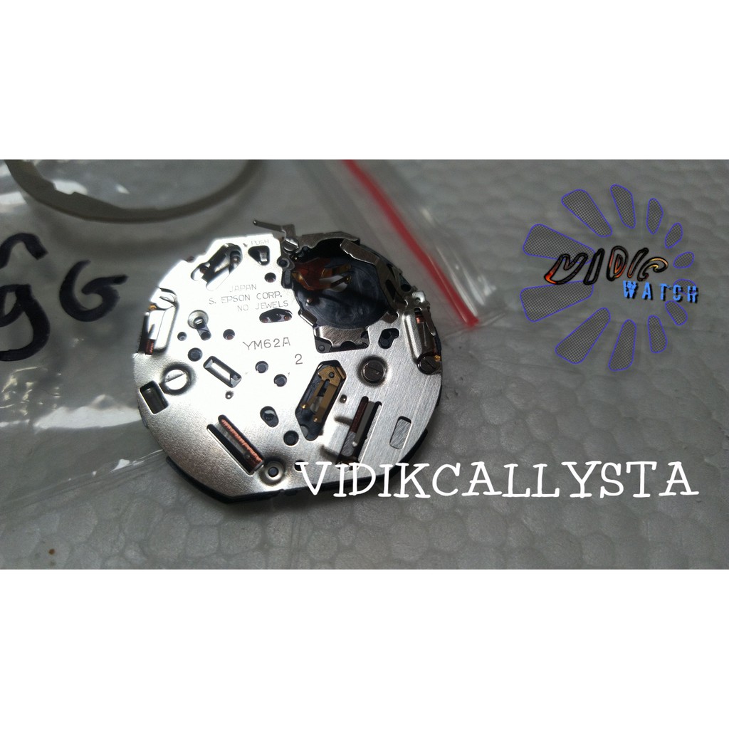 MESIN JAM TANGAN CAL62 CAL62A YM62 YM62A YM-62 YM-62A YM 62A ORIGINAL