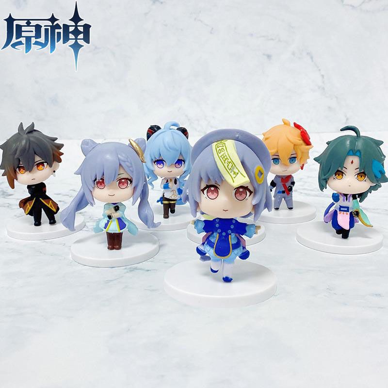 Game Genshin Impact figure Capsule Collection Figure Gashapon Gacha Mini figure Fan-made products