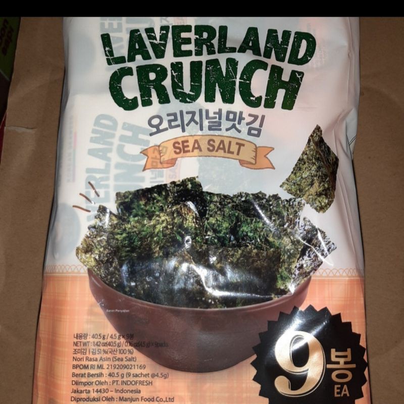 

Rumput Laut Reverland Korea rasa Original
