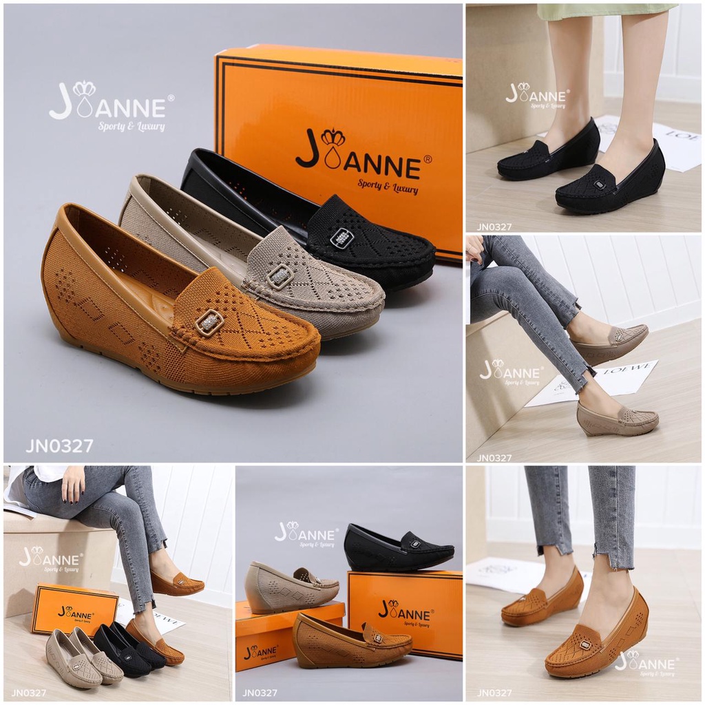 JOANNE SEPATU WANITA WEDGES SHOES #JN0327 ORIGINAL