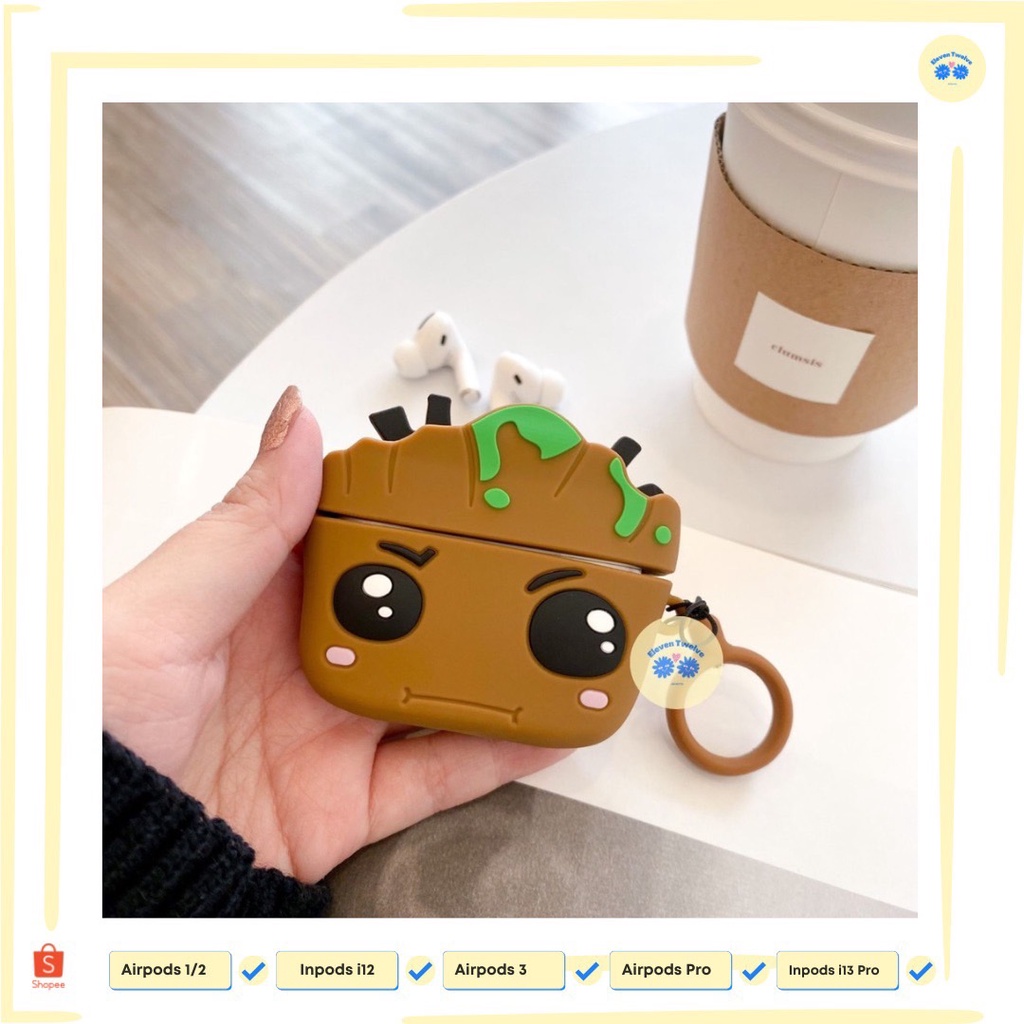 Case Airpods 1 2 / Case Airpods 3 / Case Airpods PRO Apple Inpods i12 i13 PRO Silikon Premium Motif 