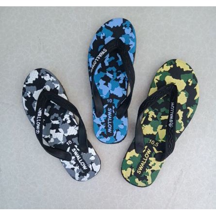 BARU SANDAL JEPIT SWALLOW ARMY LORENG | SANDAL LORENG CEWE/COWO | SANDAL SWALLOW MOTIF